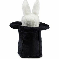 Rabbit In Hat Hand Puppet