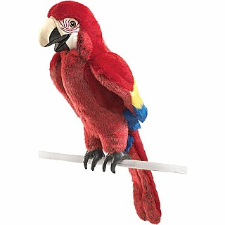 Macaw, Scarlet Hand Puppet