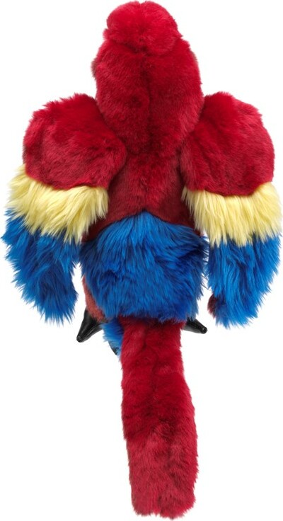 Folkmanis Scarlet Macaw Finger Puppet 
