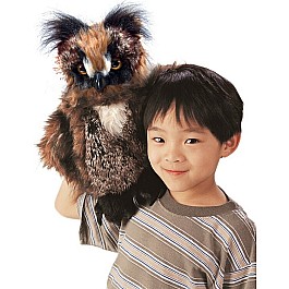 Owl, Great Horned Hand Puppet