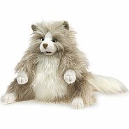 Folkmanis Cat, Fluffy Hand Puppet