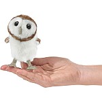 Mini Barn Owl Finger Puppet.