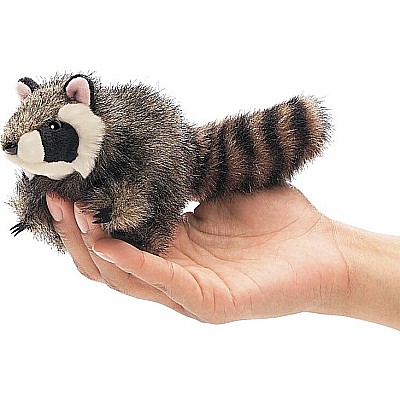 Mini Raccoon Finger Puppet