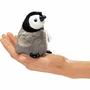 Folkmanis Mini Emperor Penguin Finger Puppet