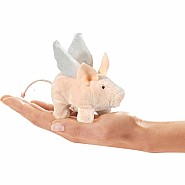 Mini Winged Piglet Finger Puppet