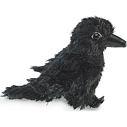 Mini Raven Finger Puppet