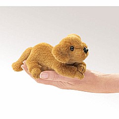 Mini Golden Retriever Finger Puppet