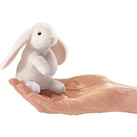 Mini Rabbit, Lop Eared Finger Puppet