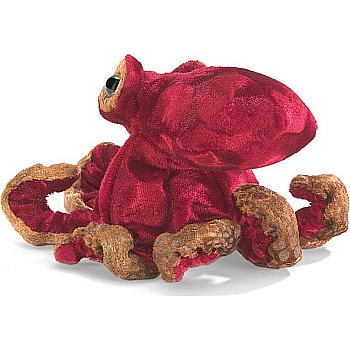 Mini Red Octopus Finger Puppet