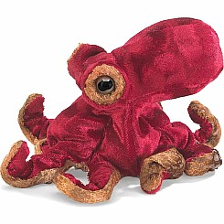 Mini Red Octopus Finger Puppet