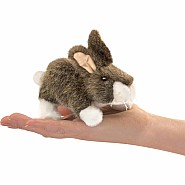 Folkmanis Mini Rabbit, Cottontail Finger Puppet