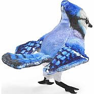 Mini Blue Jay Finger Puppet