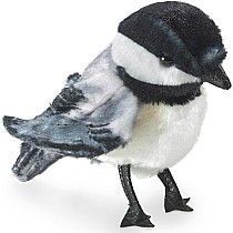 Mini Chickadee Finger Puppet