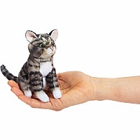 Mini Cat, Tabby Finger Puppet