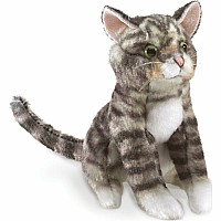 Mini Cat, Tabby Finger Puppet