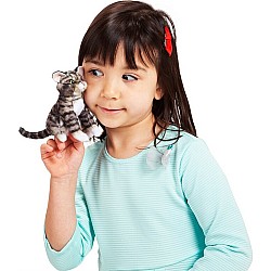 Mini Cat, Tabby Finger Puppet