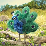 Small Peacock Puppet