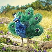 Peacock Hand Puppet