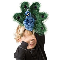 Small Peacock Hand Puppet