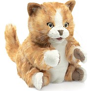 Orange Tabby Kitten Hand Puppet