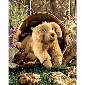 Golden Retriever Puppy Hand Puppet