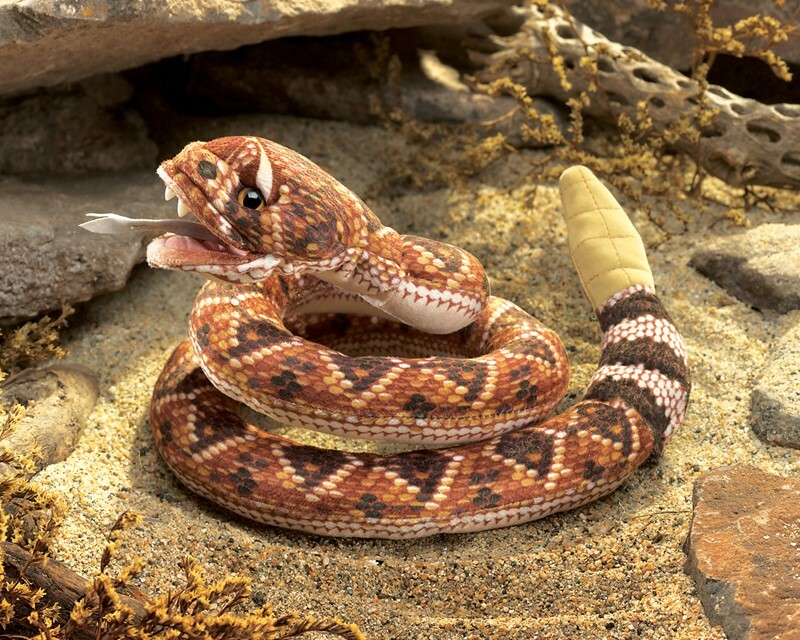 Rattlesnake Finger Puppet