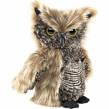 Owl, Screech Turning Head Puppet