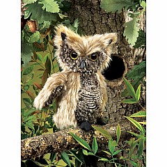 Owl, Screech Turning Head Puppet
