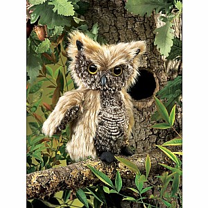 Owl, Screech Turning Head Puppet