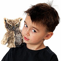 Owl, Screech Turning Head Puppet