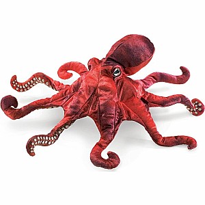 Octopus, Red Hand Puppet