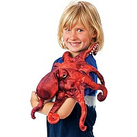 Octopus, Red Hand Puppet