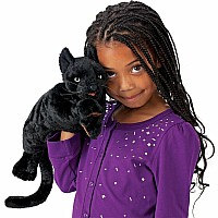 Black Cat Hand Puppet