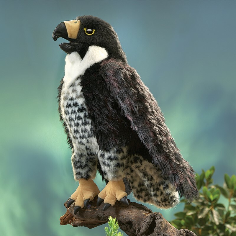 PEREGRINE FALCON Hand Puppet 3055 ~ FREE SHIPPING/USA ~ Folkmanis Puppets 