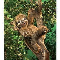 Three-Toed Sloth Hand Puppet
