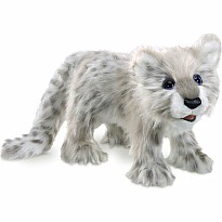 Leopard, Snow Cub Hand Puppet