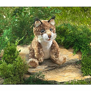 Bobcat Kitten Hand Puppet