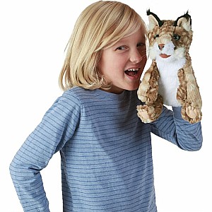 Bobcat Kitten Hand Puppet