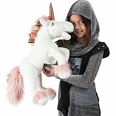 Unicorn, Music Box Hand Puppet
