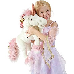 Unicorn, Music Box Hand Puppet