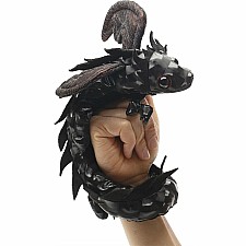 Midnight Dragon Wristlet Puppet