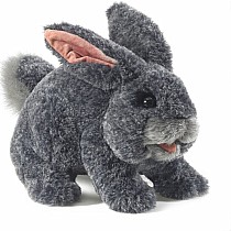 Folkmanis Gray Bunny Rabbit Puppet