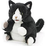 Tuxedo Kitten Hand Puppet
