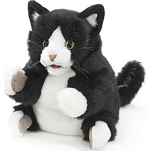 Tuxedo Kitten Hand Puppet