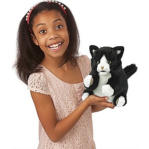 Tuxedo Kitten Hand Puppet