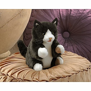 Tuxedo Kitten Hand Puppet