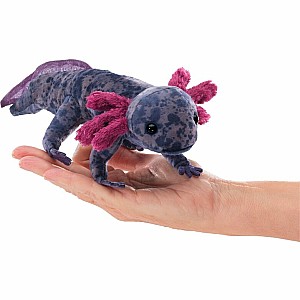 Black Axolotl Puppet