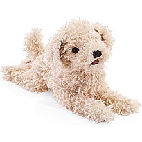 White Poodle Puppy Hand Puppet