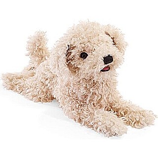 White Poodle Puppy Hand Puppet