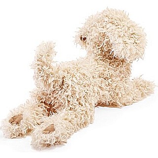 White Poodle Puppy Hand Puppet